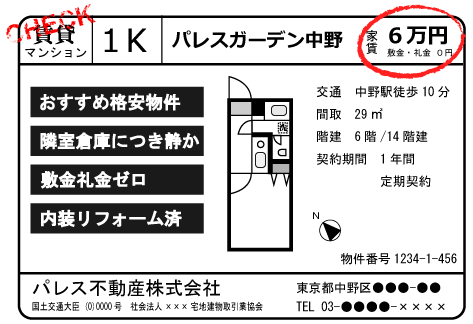 事故物件紹介 チェックポイント